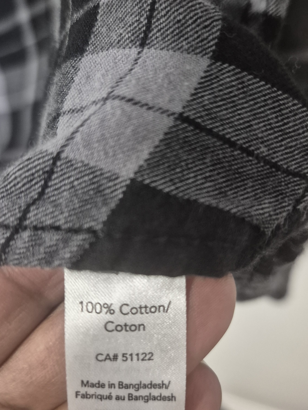 G:21 Black Gray Plaid Button Front Shirt XL 100% Cotton Casual Flannel Top - Picture 5 of 6